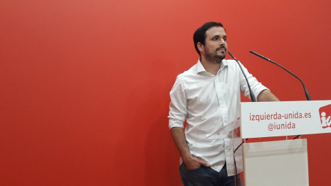 El coordinador general de IU, Alberto Garzón. E. El coordinador general de IU, Alberto Garzón. E.