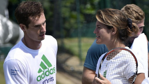 Andy Murray and Amelie Mauresmo criticaron el sorteo de las Next Gen Finals. REUTERS/Archivo Andy Murray and Amelie Mauresmo criticaron el sorteo de las Next Gen Finals. REUTERS/Archivo