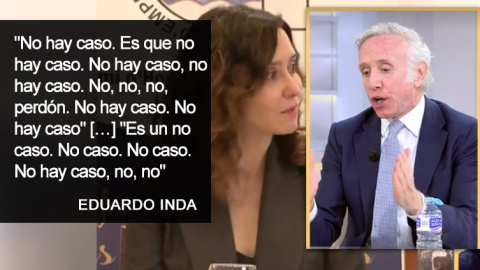 Nos atreveríamos a decir que Inda considera que no hay caso. Nos atreveríamos a decir que Inda considera que no hay caso.