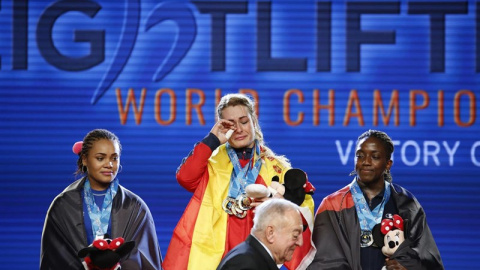 Valentín tras ganar la competición en Anaheim (Estados Unidos). EP Valentín tras ganar la competición en Anaheim (Estados Unidos). EP