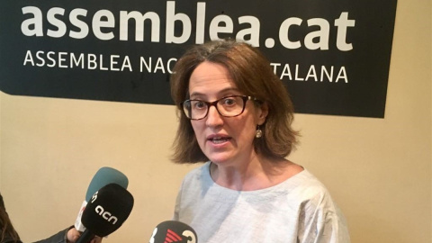 La presidenta de l'ANC, Elisenda Paluzie, a la seu de l'entitat. | Europa Press. La presidenta de l'ANC, Elisenda Paluzie, a la seu de l'entitat. | Europa Press.