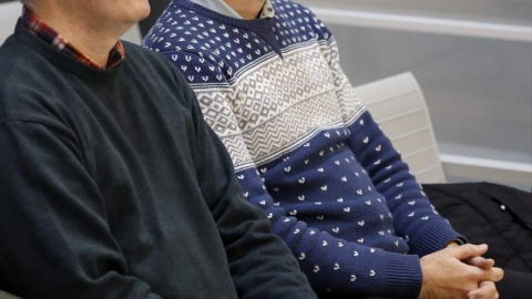 Arturo Villanueva Arteaga y Alejo Moreno responsables de las ilegalizadas Jarrai- Haika, en la Audiencia Nacional. /EFE Arturo Villanueva Arteaga y Alejo Moreno responsables de las ilegalizadas Jarrai- Haika, en la Audiencia Nacional. /EFE