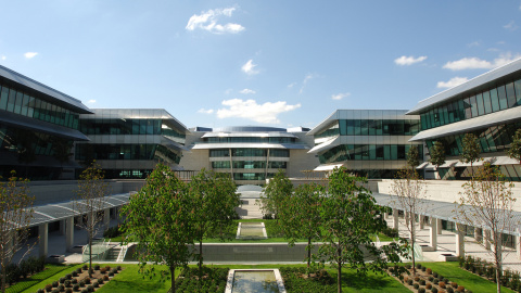 Campus financiero del Banco Santander en la localidad madrileña de Boadilla del Monte Campus financiero del Banco Santander en la localidad madrileña de Boadilla del Monte