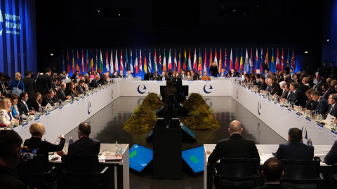 Reunión del Consejo de Europa, en Islandia, a 17 de mayo de 2023. Reunión del Consejo de Europa, en Islandia, a 17 de mayo de 2023.