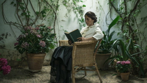 Cristina Domínguez, la actriz que interpreta a María Lejárraga, en la película.