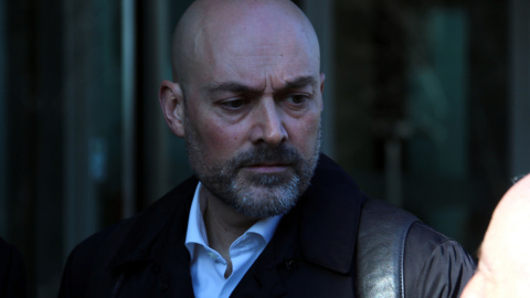 L'exdirector de l'ACN, Catalunya Ràdio i 'Principal', Saül Gordillo, en sortir de la Ciutat de la Justícia després de declarar L'exdirector de l'ACN, Catalunya Ràdio i 'Principal', Saül Gordillo, en sortir de la Ciutat de la Justícia després de declarar