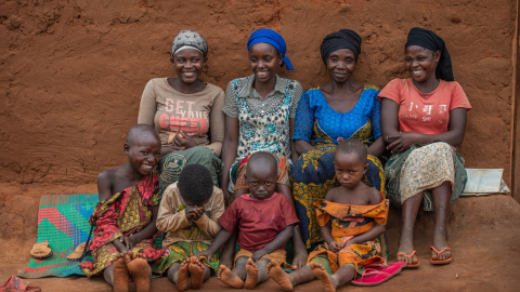 Refugiados en el asentamiento de Nakivale, en Uganda. Refugiados en el asentamiento de Nakivale, en Uganda.