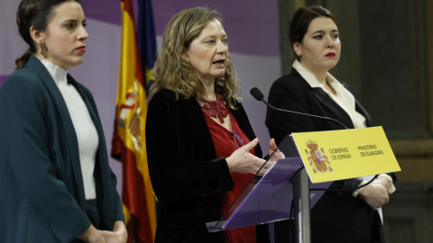 Victoria Rosell, Irene Montero, Ángela Rodríguez Victoria Rosell, Irene Montero, Ángela Rodríguez