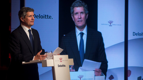 El presidente ejecutivo de la multinacional de componentes de automóvil Gestamp, Francisco J. Riberas, interviene en la reunión anual del Instituto de la Empresa Familiar (IEF), donde se ha estrenado como presidente. EFE/Quique García El presidente ejecutivo de la multinacional de componentes de automóvil Gestamp, Francisco J. Riberas, interviene en la reunión anual del Instituto de la Empresa Familiar (IEF), donde se ha estrenado como presidente. EFE/Quique García