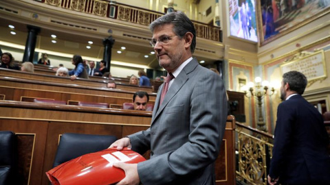 El ministro de Justicia, Rafael Catalá, durante la sesión de control al Gobierno / EFE El ministro de Justicia, Rafael Catalá, durante la sesión de control al Gobierno / EFE