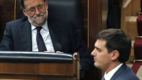 Rajoy y Rivera. EFE Rajoy y Rivera. EFE