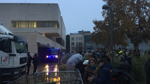 Exterior del Museu de Lleida aquest dilluns a primera hora del matí. / Mònica Mombiela. Exterior del Museu de Lleida aquest dilluns a primera hora del matí. / Mònica Mombiela.