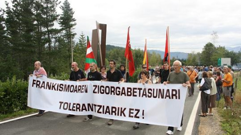 Marcha contra la impunidad del franquismo en Elgeta.- BOLTXE