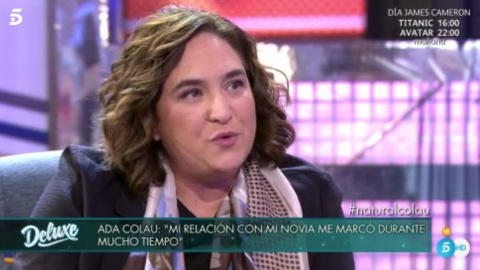 Ada Colau en Telecinco Ada Colau en Telecinco