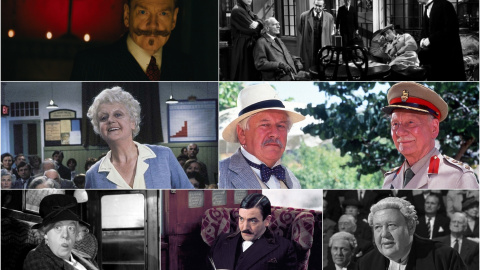Imágenes de varias películas basadas en novelas de Agatha Christie. Imágenes de varias películas basadas en novelas de Agatha Christie.