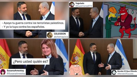 Los mejores memes de la reunión entre Abascal y Netanyahu. Los mejores memes de la reunión entre Abascal y Netanyahu.