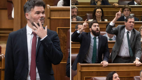 Dos imágenes de este jueves en el Congreso.- EDUARDO PARRA (EUROPA PRESS) Dos imágenes de este jueves en el Congreso.- EDUARDO PARRA (EUROPA PRESS)