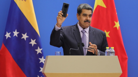 21/03/2024 El presidente de Venezuela Nicolás Maduro durante la reunión de una comisión conjunta de representantes de alto nivel de China y Venezuela, a 13 de septiembre de 2023. 21/03/2024 El presidente de Venezuela Nicolás Maduro durante la reunión de una comisión conjunta de representantes de alto nivel de China y Venezuela, a 13 de septiembre de 2023.