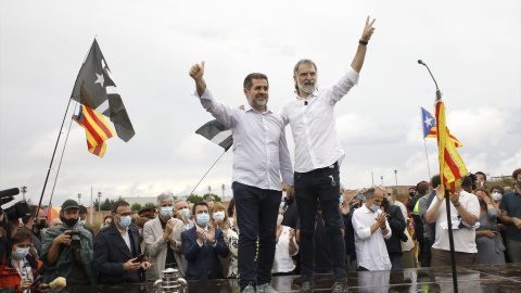 Jordi Cuixart y Jordi Sànchez Jordi Cuixart y Jordi Sànchez