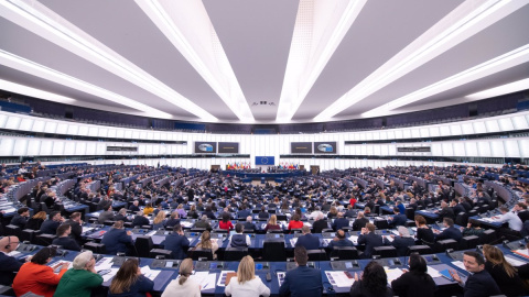 Sesión en la sede del Parlamento Europeo en Estrasburgo. Sesión en la sede del Parlamento Europeo en Estrasburgo.