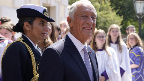 El presidente de Portugal, Marcelo Rebelo de Sousa, en una visita a Londres, a 15 de junio de 2023. El presidente de Portugal, Marcelo Rebelo de Sousa, en una visita a Londres, a 15 de junio de 2023.