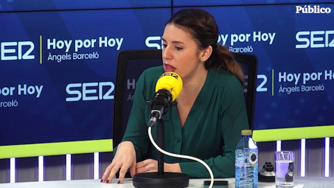 Irene Montero: "No he hablado con Pilar Llop a partir de la entrevista" Irene Montero: "No he hablado con Pilar Llop a partir de la entrevista"