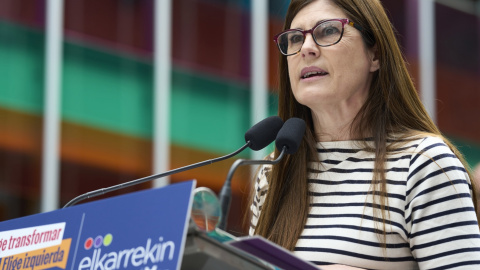 Imagen de archivo de la candidata de Elkarrekin Podemos a lehendakari para las elecciones vascas del 21 de abril, Miren Gorrotxategi. Imagen de archivo de la candidata de Elkarrekin Podemos a lehendakari para las elecciones vascas del 21 de abril, Miren Gorrotxategi.