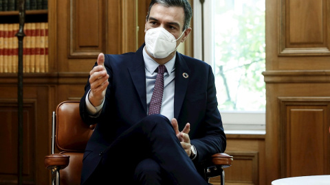 El presidente del Gobierno, Pedro Sánchez, en su visita a Grecia. El presidente del Gobierno, Pedro Sánchez, en su visita a Grecia.