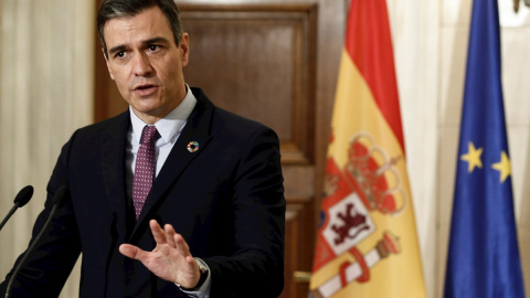 El presidente del Gobierno, Pedro Sánchez, en su visita a Grecia. El presidente del Gobierno, Pedro Sánchez, en su visita a Grecia.