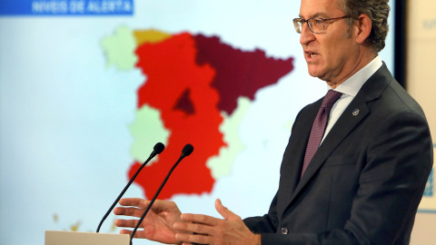 El jefe del Ejecutivo gallego, Alberto Núñez Feijóo comparece el pasado 8 de mayo. El jefe del Ejecutivo gallego, Alberto Núñez Feijóo comparece el pasado 8 de mayo.