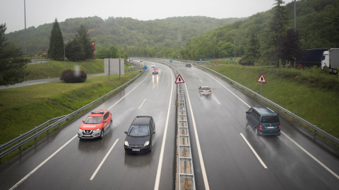 09/05/2021.- Fotografía de la Autovía de Leizarán este domingo. 09/05/2021.- Fotografía de la Autovía de Leizarán este domingo.