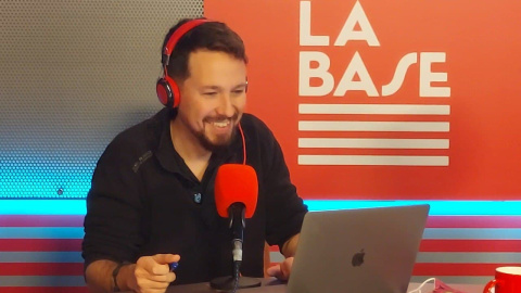 Pablo Iglesias en La Base Pablo Iglesias en La Base