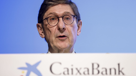 El presidente de Caixabank, José Ignacio Goirigolzarri, se dirige a los asistentes a la junta de accionistas del banco, en Valencia. EFE/Ana Escobar El presidente de Caixabank, José Ignacio Goirigolzarri, se dirige a los asistentes a la junta de accionistas del banco, en Valencia. EFE/Ana Escobar