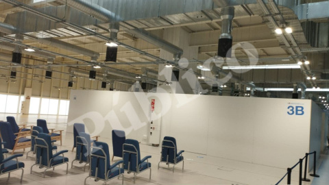 Pabellón 2 del Hospital Isabel Zendal inoperativo, a 23 de febrero de 2023, en Madrid. — Público Pabellón 2 del Hospital Isabel Zendal inoperativo, a 23 de febrero de 2023, en Madrid. — Público