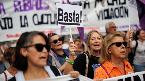 Concentración contra las agresiones sexuales en Madrid, a 1 de septiembre de 2023. Concentración contra las agresiones sexuales en Madrid, a 1 de septiembre de 2023.