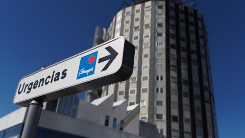 Señalización de Urgencias en el Hospital Universitario La Paz, a 25 de septiembre de 2023, en Madrid (España). Señalización de Urgencias en el Hospital Universitario La Paz, a 25 de septiembre de 2023, en Madrid (España).