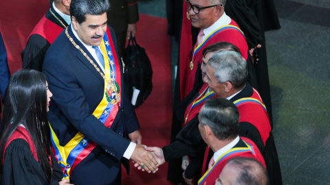 El presidente de Venezuela Nicolás Maduro El presidente de Venezuela Nicolás Maduro