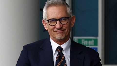 El presentador de televisión y exfutbolista Gary Lineker. El presentador de televisión y exfutbolista Gary Lineker.