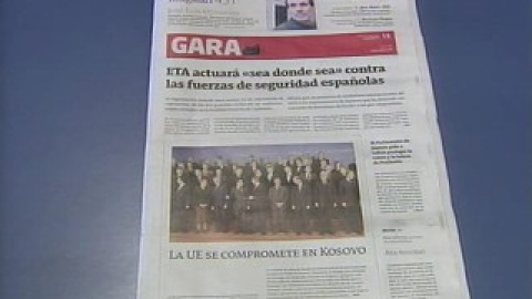 ETA volverá a matar donde sea, también en Francia ETA volverá a matar donde sea, también en Francia