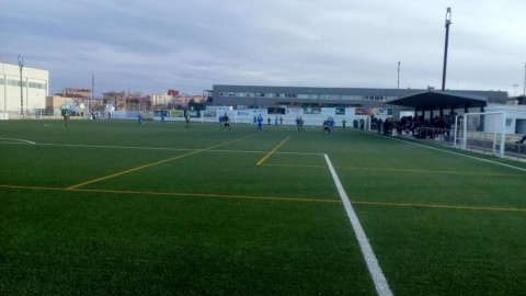 El camp de futbol del CE Perelló, en una imatge d'arxiu. El camp de futbol del CE Perelló, en una imatge d'arxiu.