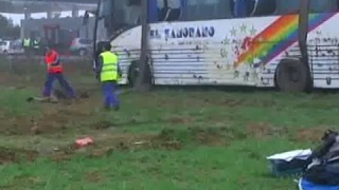 Accidente de un autobús escolar en Toledo Accidente de un autobús escolar en Toledo