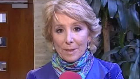 Esperanza Aguirre: "Hay que volver al Pacto Antiterrorista" Esperanza Aguirre: "Hay que volver al Pacto Antiterrorista"