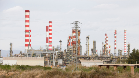 Indústria petroquímica del polígon nord des de Constantí Indústria petroquímica del polígon nord des de Constantí