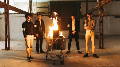 Los miembros de la banda punk Biznaga, autores del disco 'Bremen no existe'. Los miembros de la banda punk Biznaga, autores del disco 'Bremen no existe'.