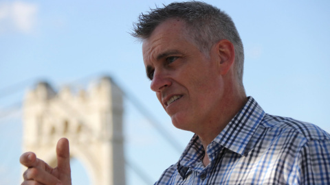 L'alcalde d'Amposta, Adam Tomàs. L'alcalde d'Amposta, Adam Tomàs.