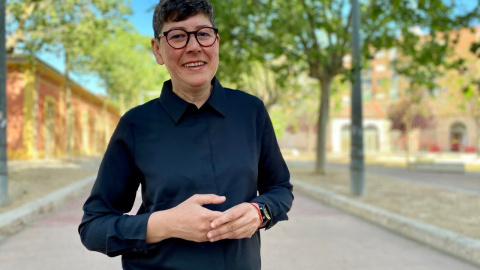 Pilar Lima tras la entrevista con 'Público¡ Pilar Lima tras la entrevista con 'Público¡
