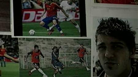 El pueblo de Villa se vuelca con el delatero de la selección El pueblo de Villa se vuelca con el delatero de la selección