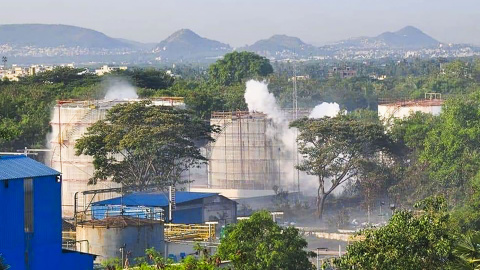 Escape de gas India Escape de gas India