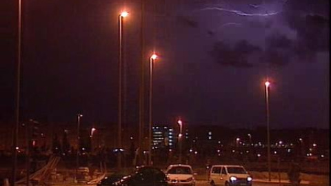 Noche de fuertes tormentas en Madrid Noche de fuertes tormentas en Madrid