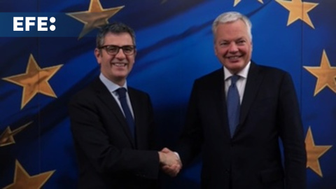 Bolaños se reúne con Reynders en Bruselas Bolaños se reúne con Reynders en Bruselas